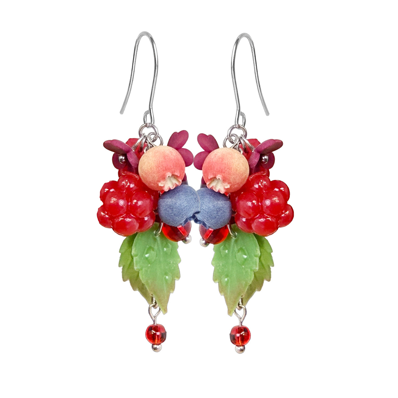 Marjatanssi korvakorut – käsintehdyt marjakorut Suomesta, handmade berry earrings